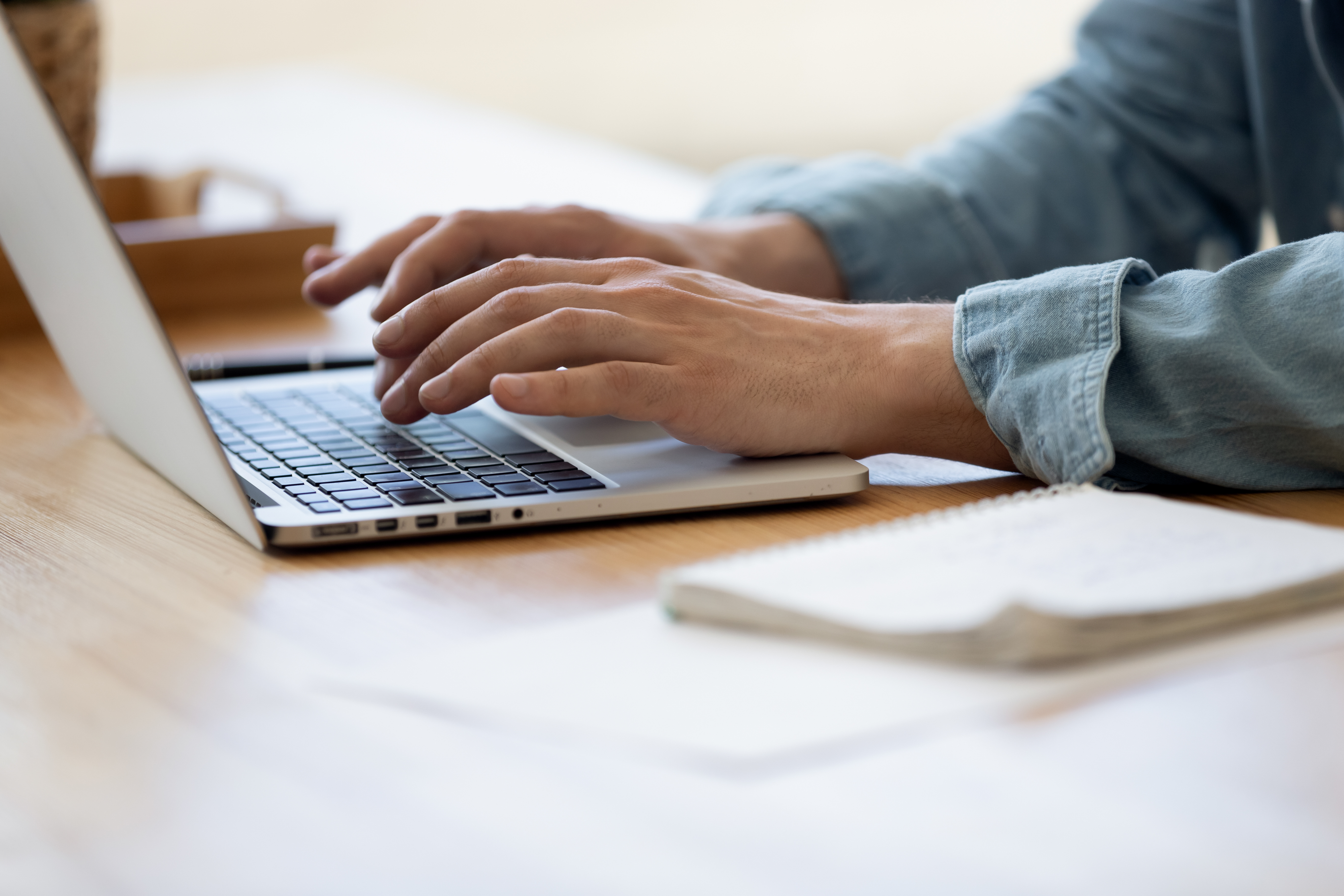 Businesswoman check data in smartphone and tablet.